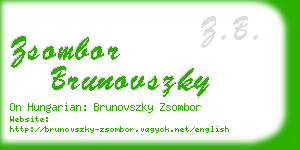 zsombor brunovszky business card